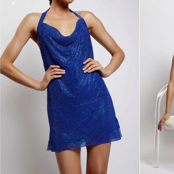 NEW Meshki Rhinestone Dress - Picture 6 of 6